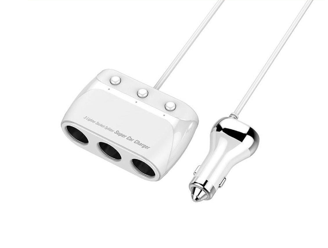 LDNIO C504 | 160W PD Car Charger & Socket Spiltter | Quad Ports (USB) Mobile Cable Store