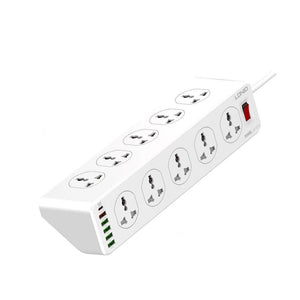 LDNIO SC10610 | 2500W PD & QC3.0 Power Socket  | With 32W Type-C & USB Ports Mobile Cable Store