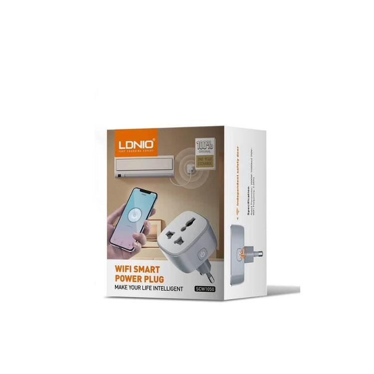 LDNIO SCW1050 | Wifi Smart Power Plug | Type G UK 3 Pins Plug Mobile Cable Store