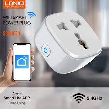 LDNIO SCW1050 | Wifi Smart Power Plug | Type G UK 3 Pins Plug Mobile Cable Store