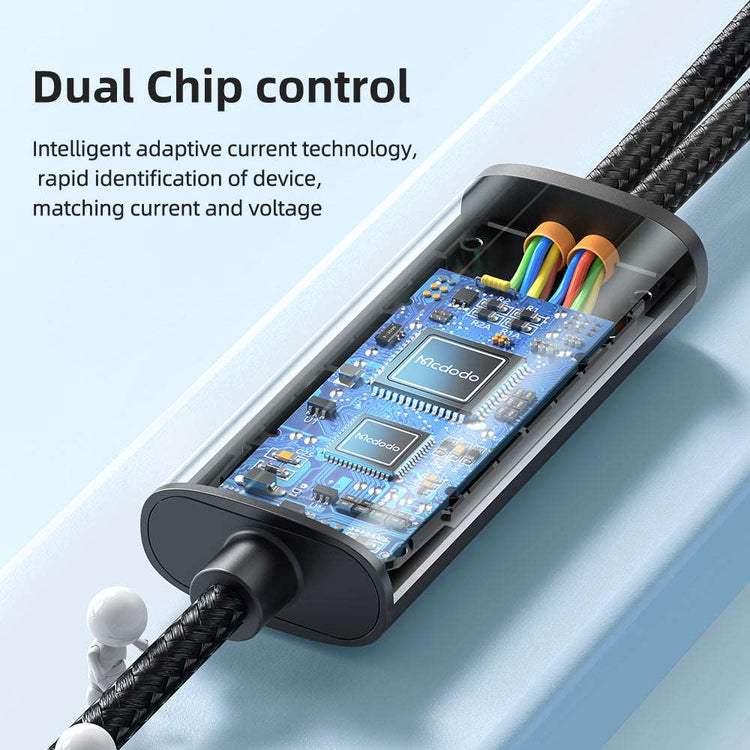 Mcdodo CA-747 | Type-C to Dual Type-C Mobile Cable | 2-in-1 Cable Mobile Cable Store