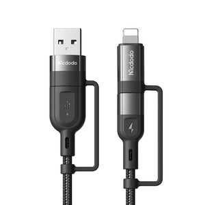 Mcdodo CA-807 | USB & Type-C to Type-C & Lightning Mobile Cable | 2-in-2 Cable Mobile Cable Store