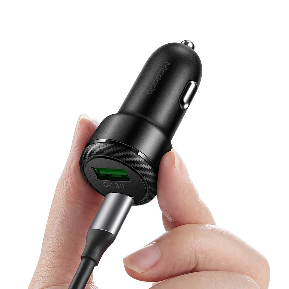 Mcdodo CC-597 | 38W PD Car Charger | Dual Ports (Type-C & USB) Mobile Cable Store