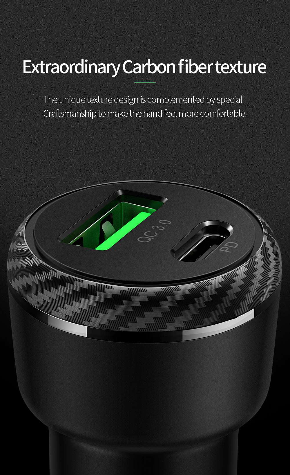 Mcdodo CC-597 | 38W PD Car Charger | Dual Ports (Type-C & USB) Mobile Cable Store