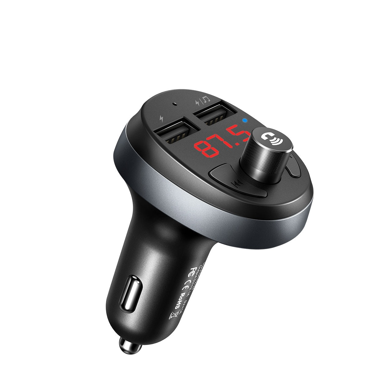 Mcdodo CC-688 | Bluetooth FM Transmitter Car Charger | Dual Ports (USB) Mobile Cable Store