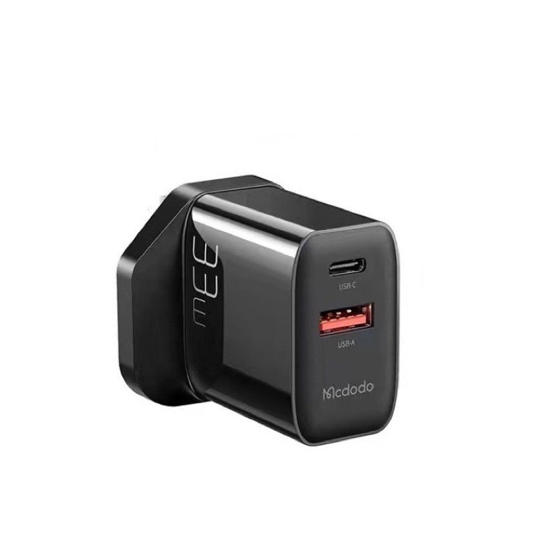 Mcdodo CH-091 | 33W PD Fast Charger | Dual Ports (Type-C & USB) Mobile Cable Store