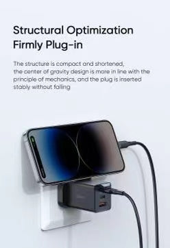 Mcdodo CH-155 | 67W PD Fast Charger | Triple Ports (Type-C & USB) Mobile Cable Store