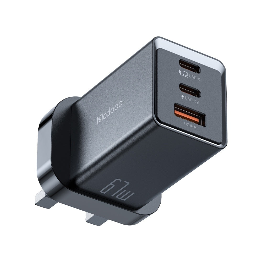 Mcdodo CH-155 | 67W PD Fast Charger | Triple Ports (Type-C & USB) Mobile Cable Store