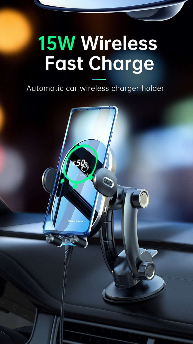 Mcdodo CH-762 | 15W Magnetic Wireless Charger Car Mount Mobile Cable Store