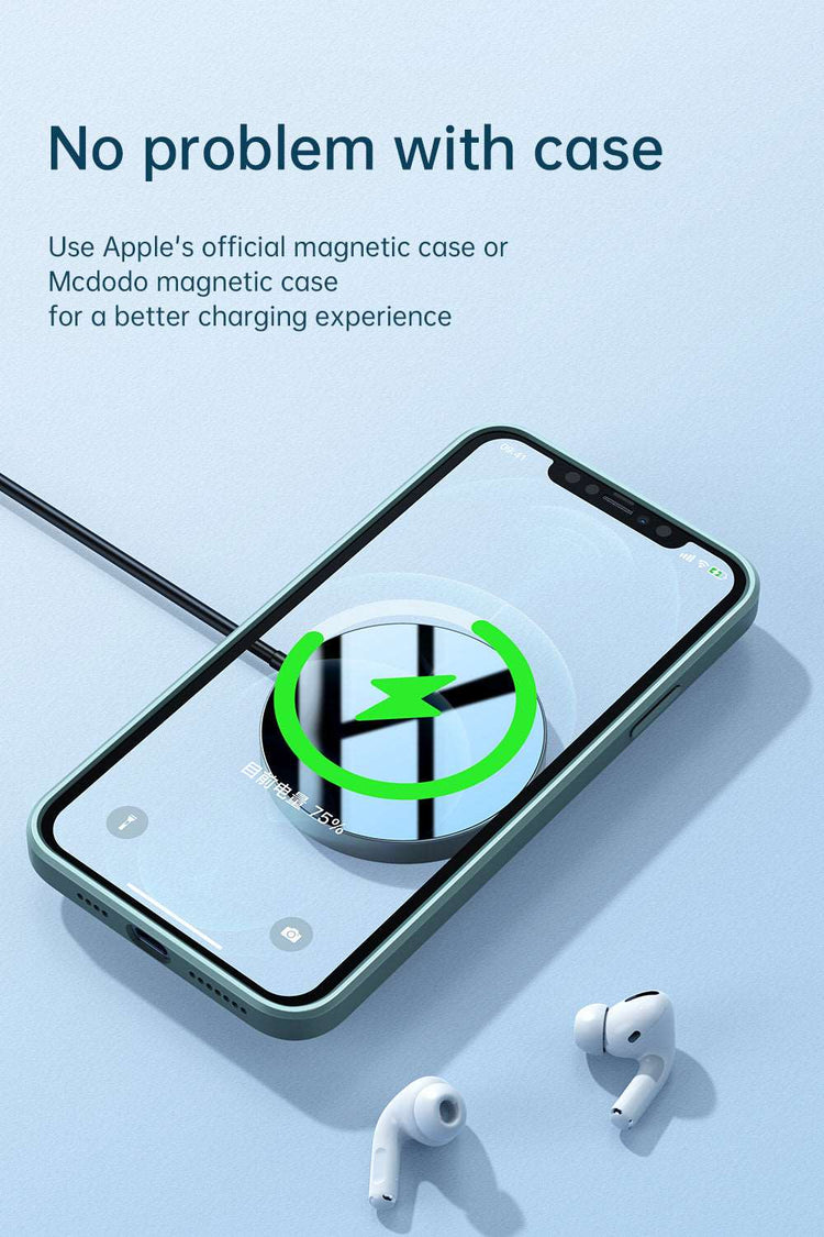 Mcdodo CH-872 | 15W Magnetic Wireless Charger | Wireless Fast Charging Mobile Cable Store