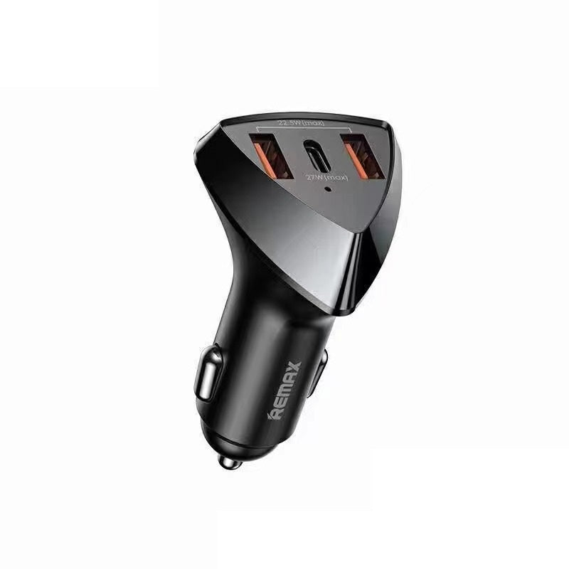 Remax RCC323 | 49.5W PD Car Charger | Triple Ports (Type-C & USB)