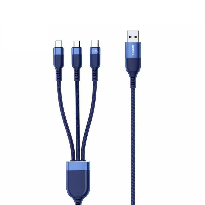 Remax RC-C068 | USB to Type-C, Lightning & Micro Mobile Cable | 3-in-1 Cable Mobile Cable Store