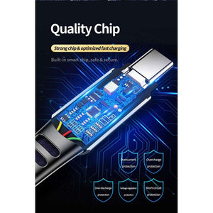 Rock RCB0735 | USB to Type-C, Lightning & Micro Mobile Cable | 3-in-1 Cable Mobile Cable Store